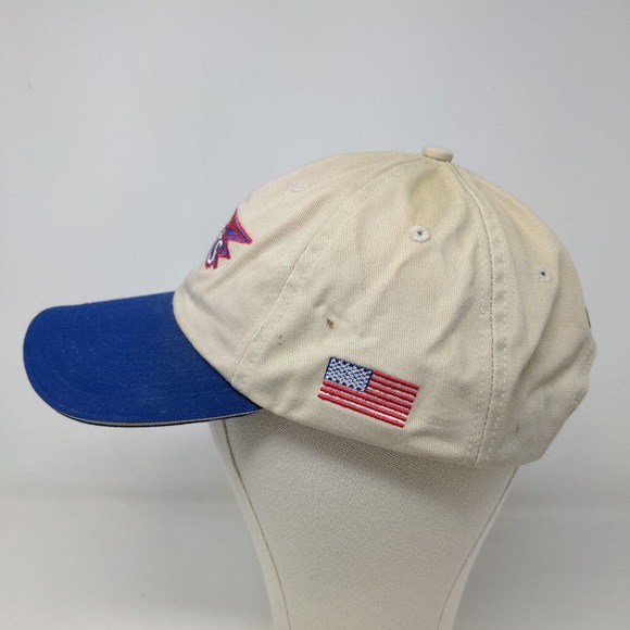 Louisville Bats Men's Strapback Hat Tan Adjustable Embroidered Pepsi Logo - Picture 3 of 11